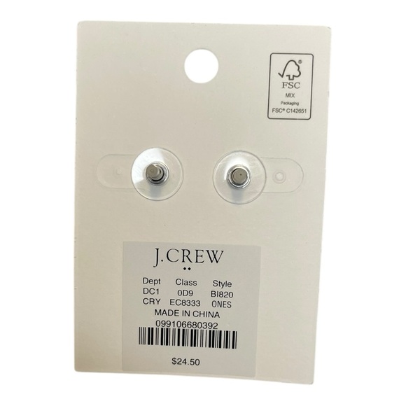 NWT J. Crew Hypoallergenic Earrings - Picture 2 of 2